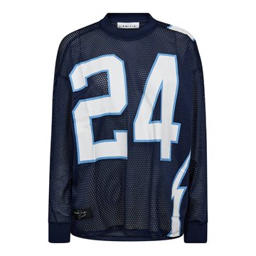 Haute L ' Amitié - American Football Ls Tee - Navy